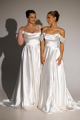Свадебное платье цвета «айвори» #5214
